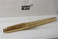 Penna Montblanc Meisterstuck in Acciaio placcato oro giallo 1445 - 1445